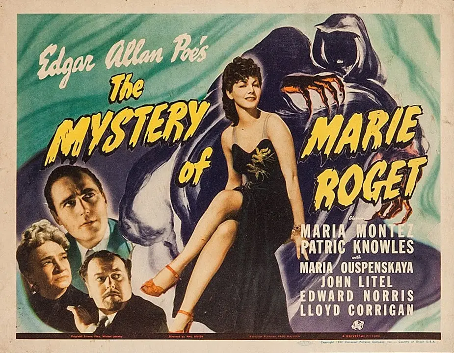 Marie mon. The Mystery of Marie Roget (1942). Тайна Мари Роже. Тайна Мари Роже иллюстрации.