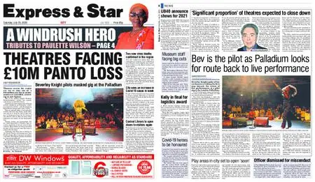 Express and Star City Edition – July 25, 2020