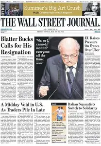 The Wall Street Journal Europe - Friday-Sunday, 29-31 May 2015