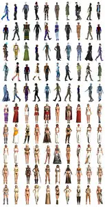 Daz3D Poser - Low Res Characters