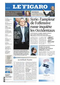 Le Figaro du Vendredi 9 Octobre 2015