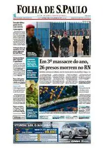 Folha de São Paulo - 16 Janeiro 2017 - Segunda