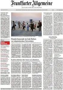 Frankfurter Allgemeine Zeitung vom Freitag, 08. August 2014