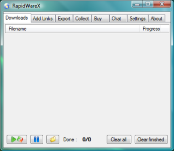  RapidWareX v0.6.5 ( Download Manager + Point Generator for RS Premium Users) - 32/64 -bit
