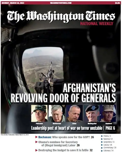 The Washington Times National Weekly from Monday, 18. March 2013