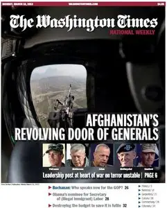 The Washington Times National Weekly from Monday, 18. March 2013