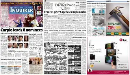 Philippine Daily Inquirer – August 14, 2012