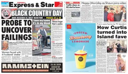 Express and Star Sandwell Edition – July 13, 2019