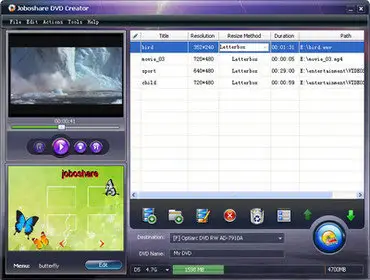 Joboshare DVD Creator 3.1.5.0930