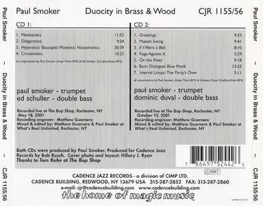 Paul Smoker (with Ed Schuller, Dominic Duval) - Duocity in Brass & Wood (2003)