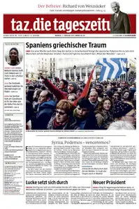 Tageszeitung TAZ vom 02 Februar 2015