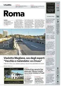 la Repubblica Roma - 21 Gennaio 2018
