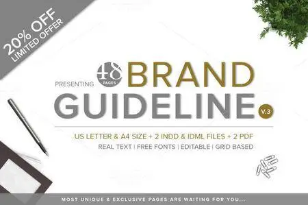 CreativeMarket - Brand Guideline v.3