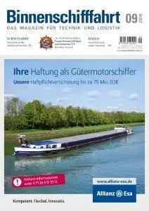 Binnenschifffahrt - September 2016