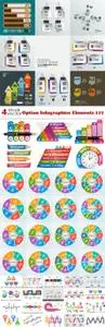 Vectors - Option Infographics Elements 117