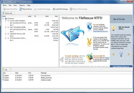 FileRescue for FAT / NTFS 4.11 Build 210