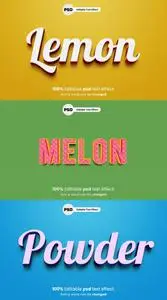 Psd text effect set vol 652