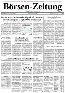 Boersenzeitung vom 6. Januar 2010