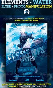 GraphicRiver Elements - Water Flyer / Photomanipulation