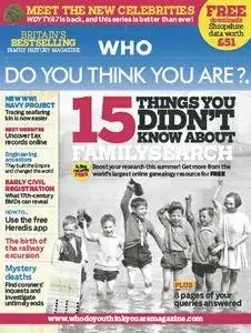 Who Do You Think You Are? - September 2016