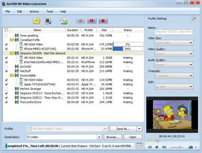 ImTOO HD Video Converter v6.0.3(Build 0419)  