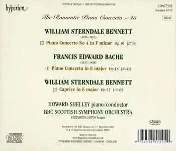 Howard Shelley, BBC Scottish Symphony Orchestra - The Romantic Piano Concerto Vol. 43: Bennett & Bache: Piano Concertos (2007)
