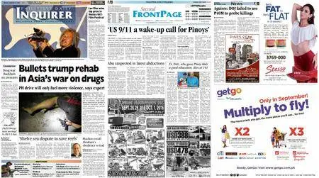 Philippine Daily Inquirer – September 12, 2016
