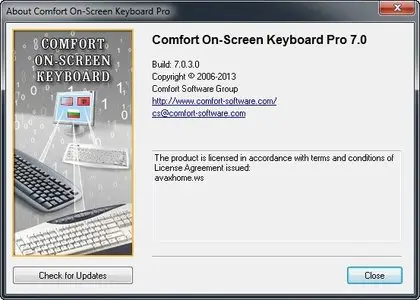 Comfort On-Screen Keyboard Pro 7.0.3.0