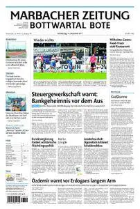 Marbacher Zeitung - 14. Dezember 2017