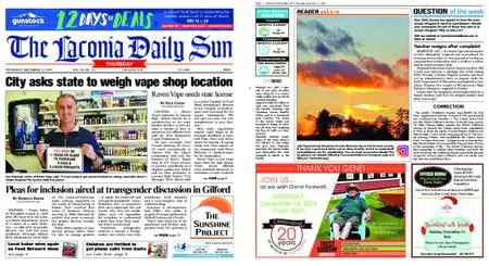 The Laconia Daily Sun – December 12, 2019