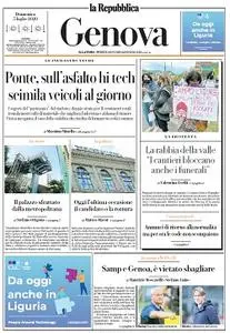 la Repubblica Genova - 5 Luglio 2020
