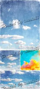 Stock Photo - Grunge Sky Backgrounds