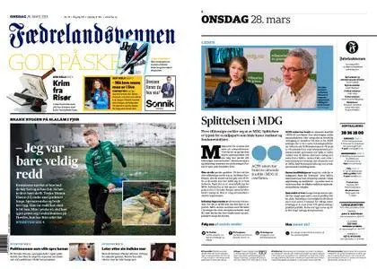 Fædrelandsvennen – 28. mars 2018