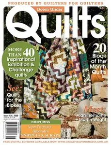 Down Under Quilts - Issue 136, September 2009