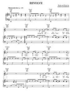 Revolve - Jared Anderson (Piano-Vocal-Guitar)
