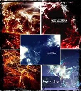 Abstract Fractals Photoshop Brushes