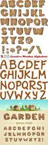 Vectors - Creative Wooden Alphabets