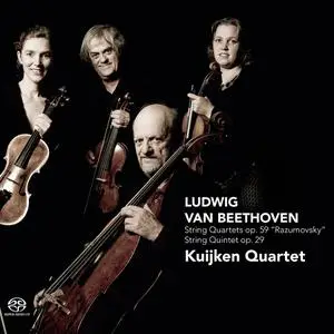 Kuijken Quartet - Beethoven: String Quartets Op. 59 "Razumovsky", String Quintet Op. 29 (2010)