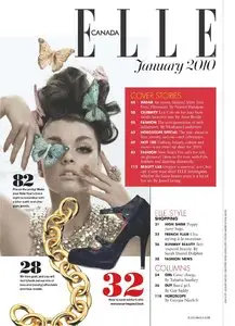 Elle Canada  - January 2010