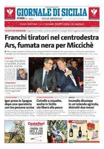 Giornale di Sicilia Sicilia Orientale - 16 Dicembre 2017