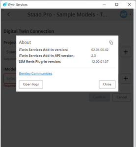 iTwin Analytical Synchronizer 2023 Update 1 (23.01.00.119)