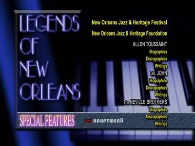 Legends Of New Orleans: Allen Toussaint, Dr. John, The Neville Brothers (2001) DVD5