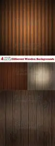 Vectors - Different Wooden Backgrounds