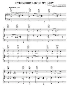 Everybody Loves My Baby (But My Baby Don't Love Nobody But Me) - Erskine Hawkins, Glenn Miller, Harr (Piano-Vocal-Guitar