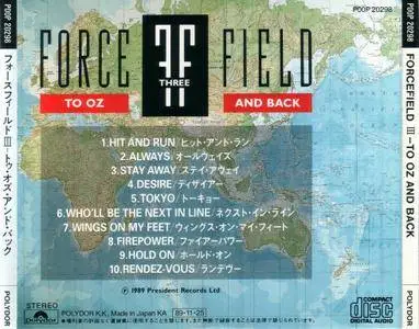 Forcefield III - To Oz And Back (1989) {Japan 1st Press}