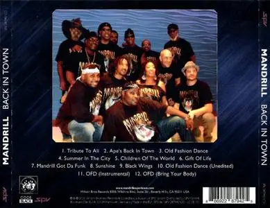 Mandrill - Back In Town (2020) {SPV}