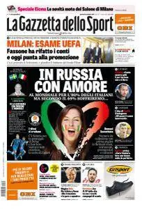 La Gazzetta dello Sport con edizioni locali - 9 Novembre 2017