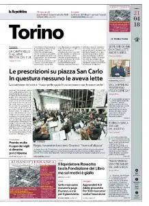 la Repubblica Torino - 21 Aprile 2018