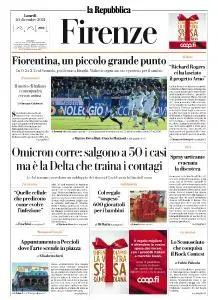 la Repubblica Firenze - 20 Dicembre 2021