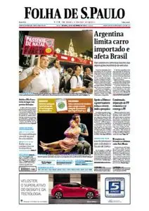Jornal Folha de São Paulo - 14 de dezembro de 2013 - Sábado